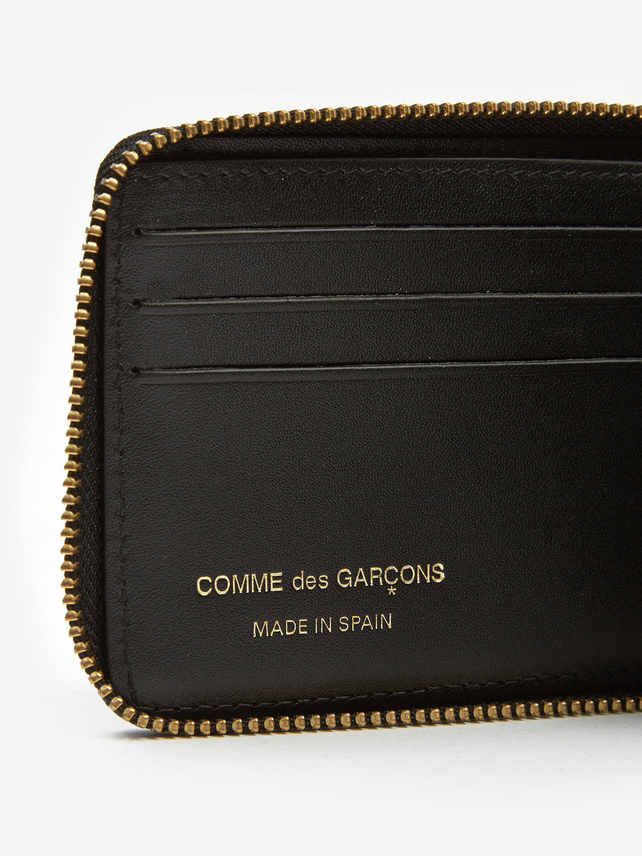 Comme des Garcons Wallets Comme des Garcons Wallet Embossed Logotype XS - Black (SA7100EL) - Other