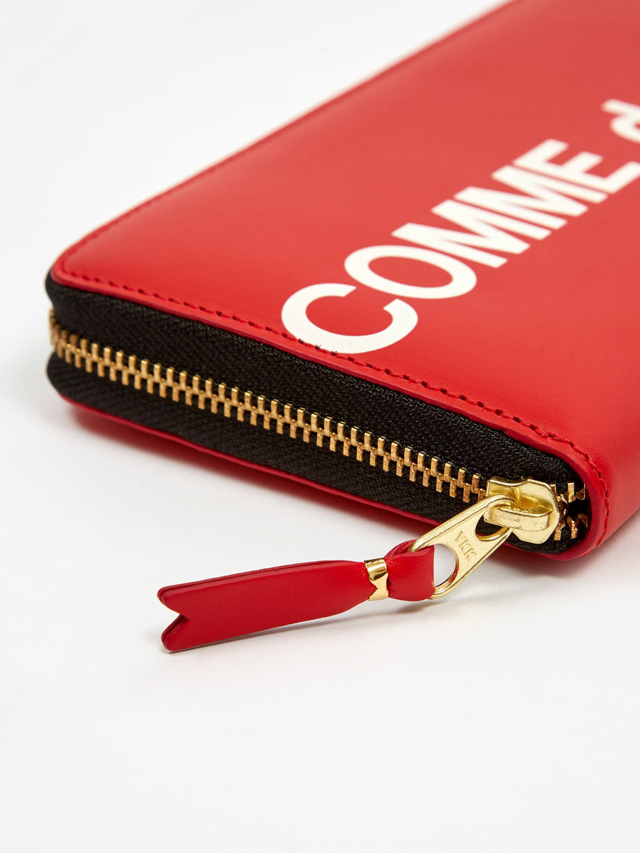 Comme des Garcons Wallets Comme des Garcons Wallet Huge Logo - (SA0110HL) Red - Red