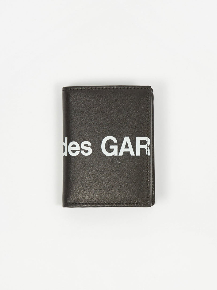 Comme des Garcons Wallets Comme des Garcons Wallet Huge Logo (SA0641HL) - Black - Black