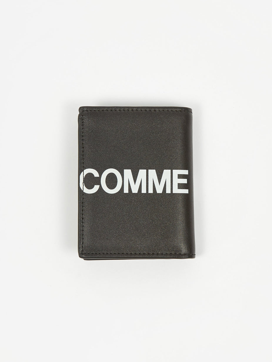 Comme des Garcons Wallets Comme des Garcons Wallet Huge Logo (SA0641HL) - Black - Black
