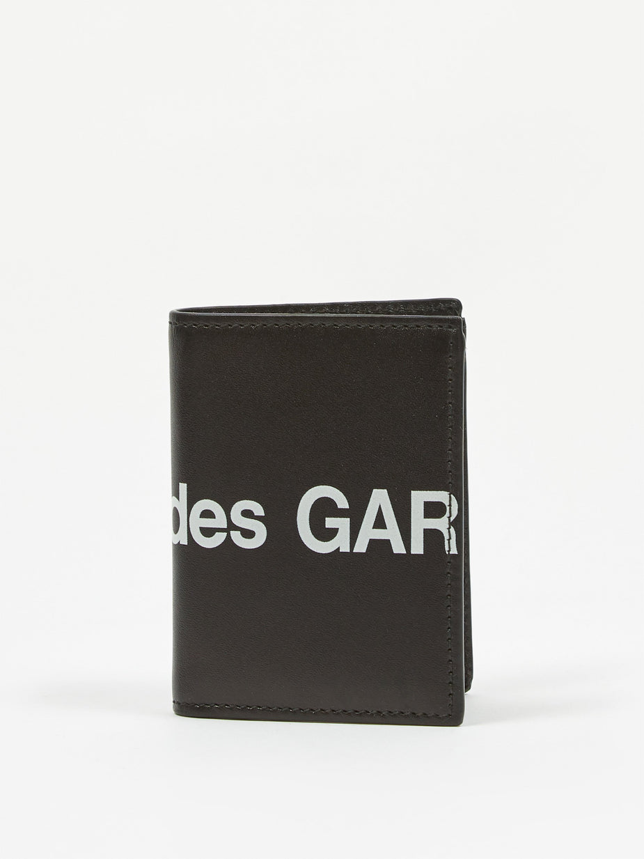 Comme des Garcons Wallets Comme des Garcons Wallet Huge Logo (SA0641HL) - Black - Black