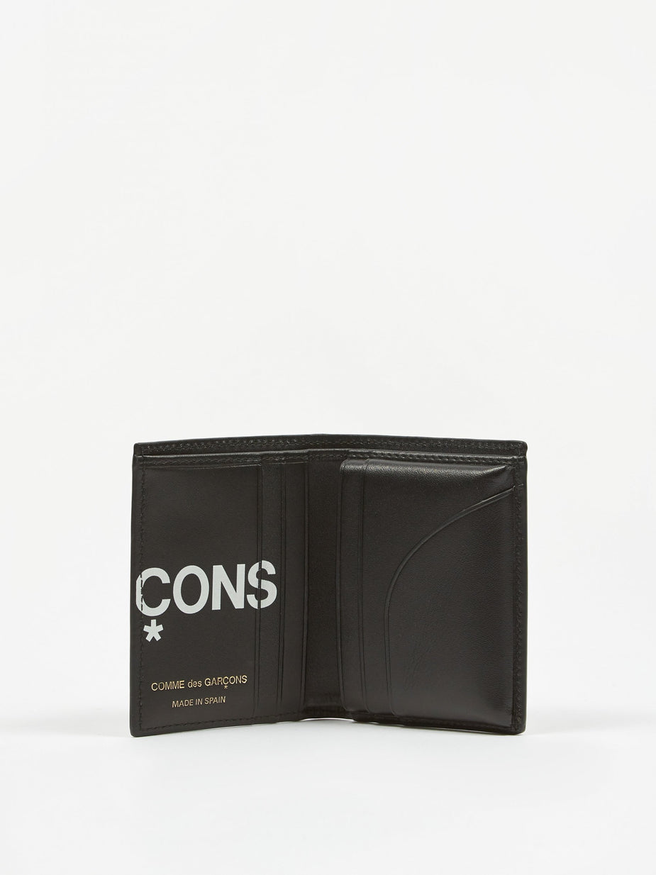 Comme des Garcons Wallets Comme des Garcons Wallet Huge Logo (SA0641HL) - Black - Black