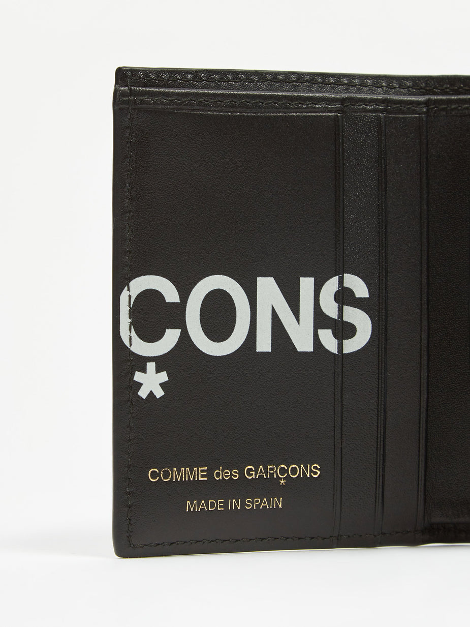 Comme des Garcons Wallets Comme des Garcons Wallet Huge Logo (SA0641HL) - Black - Black