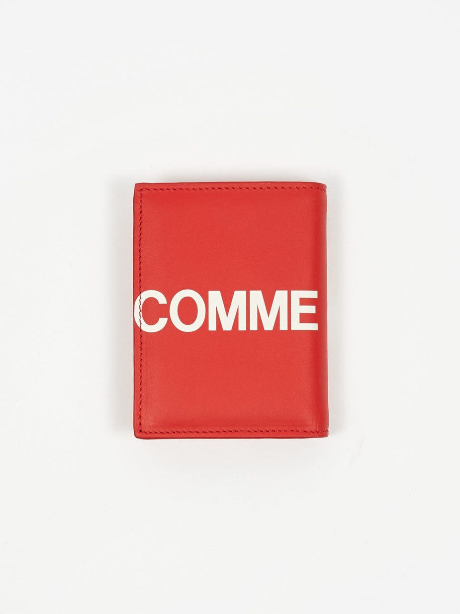 Comme des Garcons Wallets Comme des Garcons Wallet Huge Logo (SA0641HL) - Red - Red
