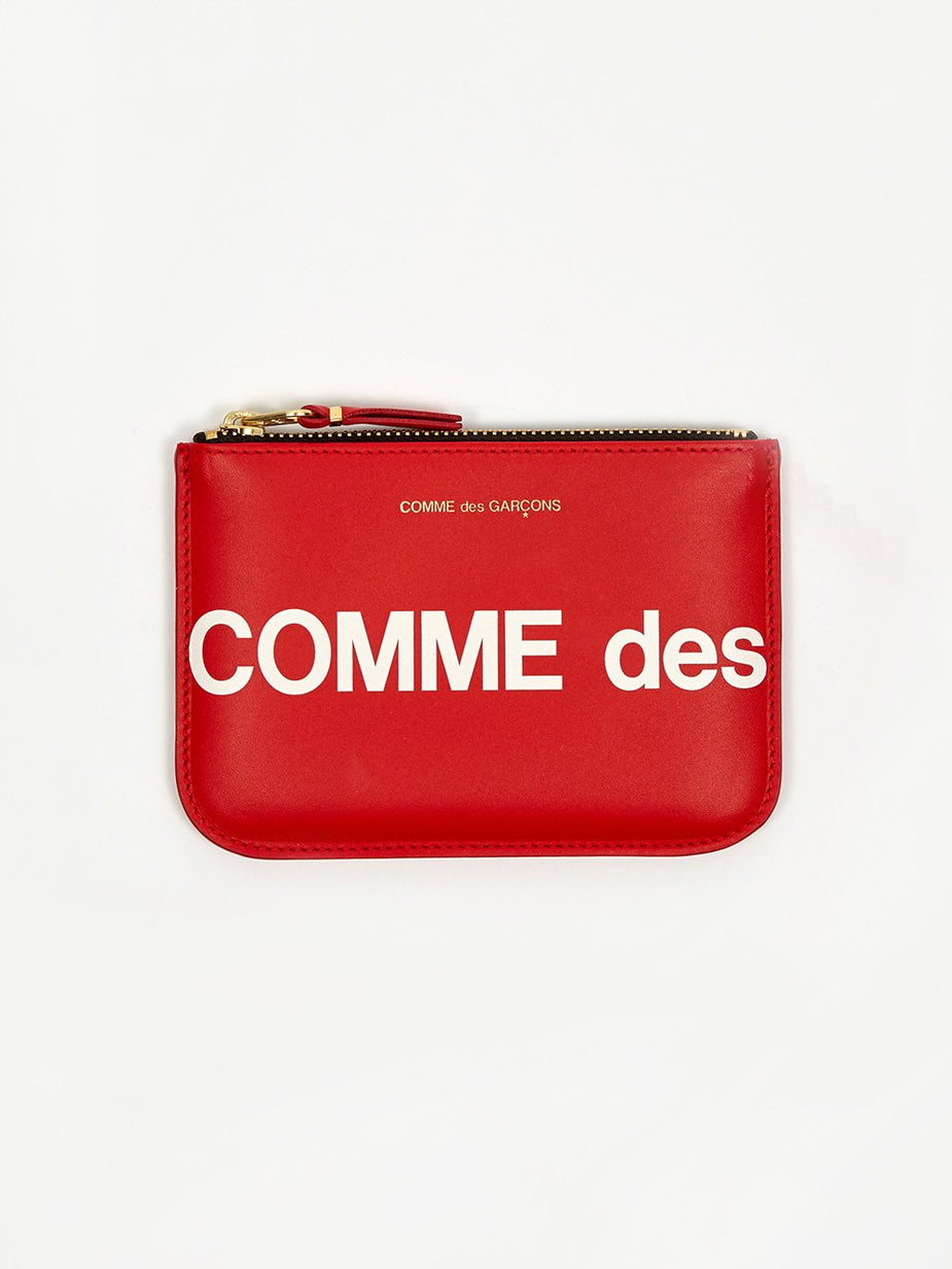 Comme des Garcons Wallets Comme des Garcons Wallets Huge Logo - (SA8100HL)Red - Red