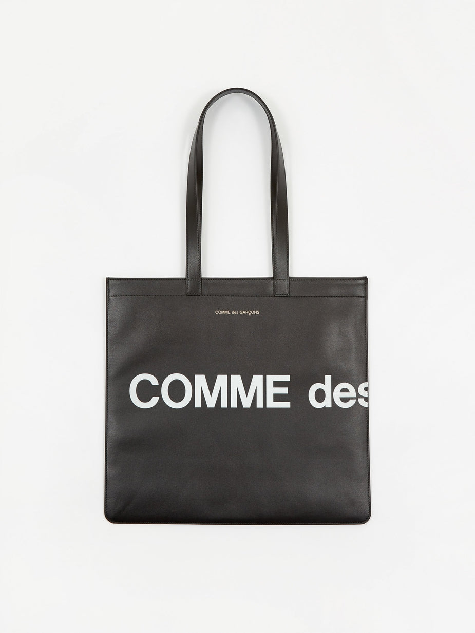 Comme des Garcons Wallets Comme des Garcons Wallet Huge Logo Tote (SA9001HL) - Black - Black