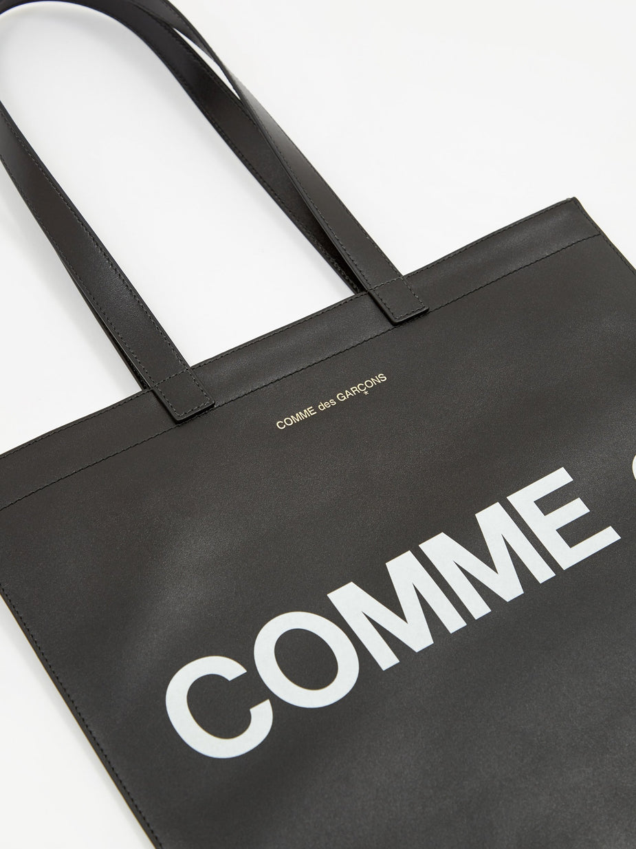 Comme des Garcons Wallets Comme des Garcons Wallet Huge Logo Tote (SA9001HL) - Black - Black