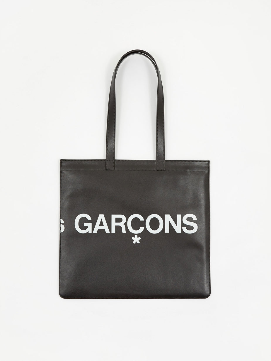 Comme des Garcons Wallets Comme des Garcons Wallet Huge Logo Tote (SA9001HL) - Black - Black