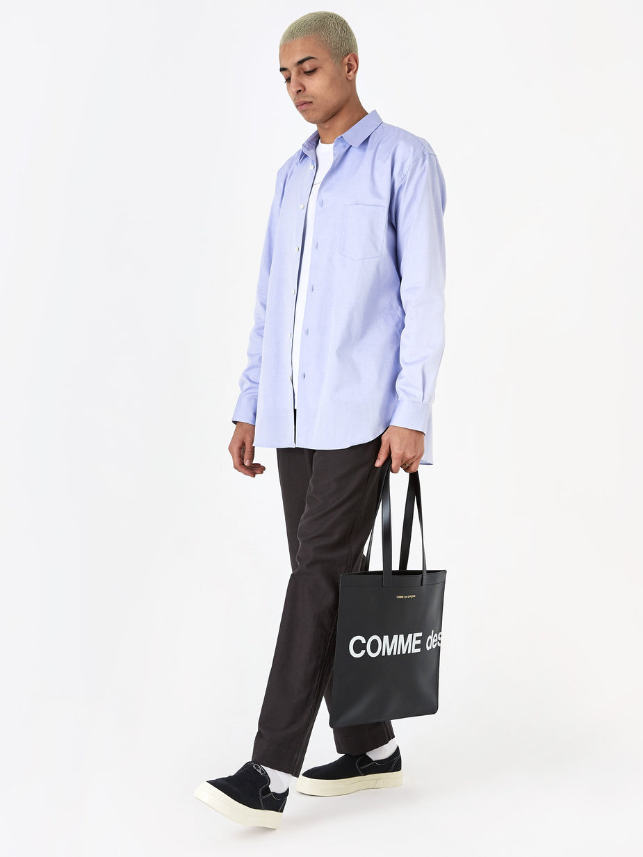 Comme des Garcons Wallets Comme des Garcons Wallet Huge Logo Tote (SA9001HL) - Black - Black
