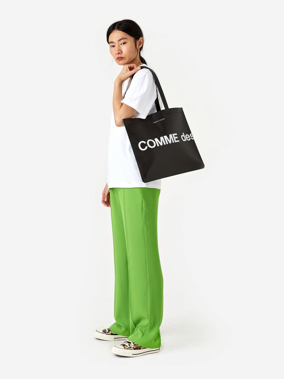Comme des Garcons Wallets Comme des Garcons Wallet Huge Logo Tote (SA9001HL) - Black - Black