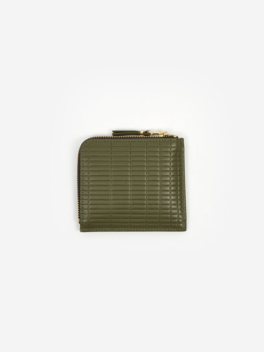 Comme des Garcons Wallets Comme des Garcons Wallets Brick Line (SA3100BK) - Khaki - Neutrals
