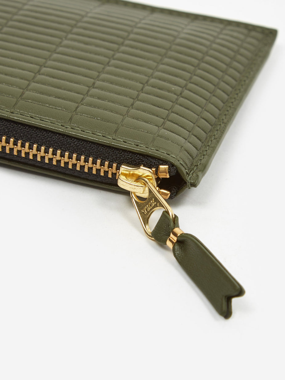 Comme des Garcons Wallets Comme des Garcons Wallets Brick Line (SA3100BK) - Khaki - Neutrals