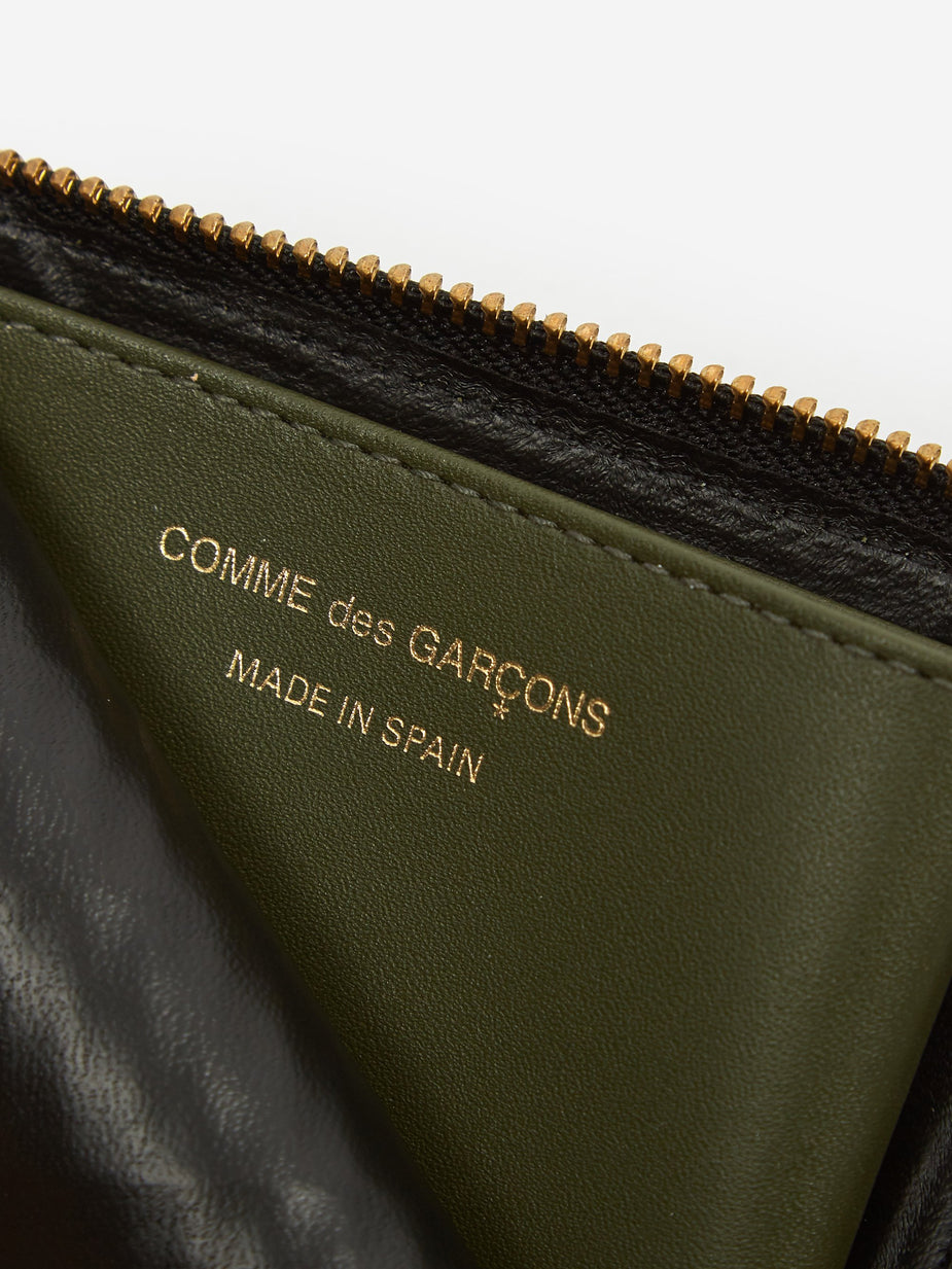 Comme des Garcons Wallets Comme des Garcons Wallets Brick Line (SA3100BK) - Khaki - Neutrals
