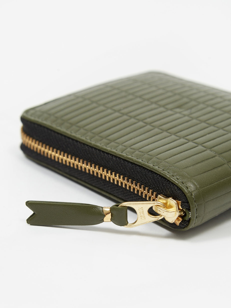Comme des Garcons Wallets Comme des Garcons Wallets Brick Line (SA7100BK) - Khaki - Neutrals