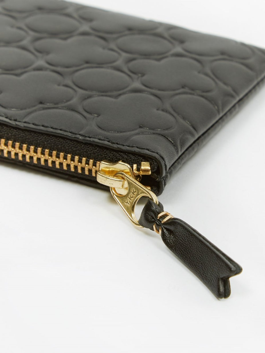 Comme des Garcons Wallets Comme Des Garcons Wallets Embossed S (SA310EB) - Black - Black