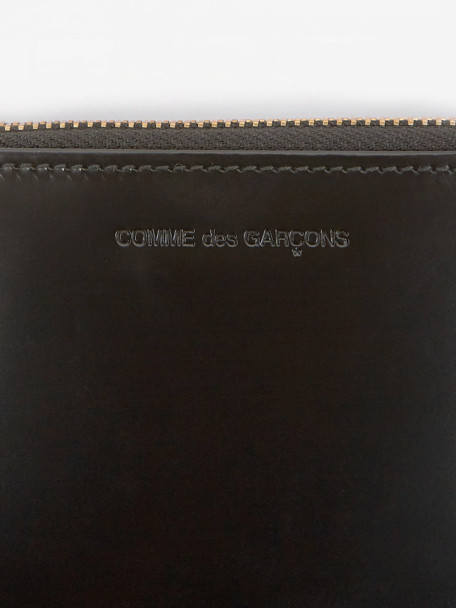 Comme des Garcons Wallets Comme des Garcons Wallets Mirror Inside (SA8100MI) - Black/Gold - Black