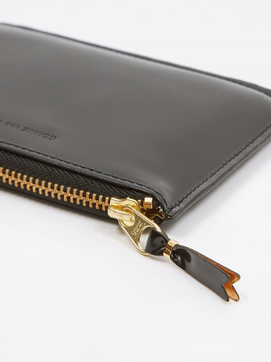 Comme des Garcons Wallets Comme des Garcons Wallets Mirror Inside (SA8100MI) - Black/Gold - Black