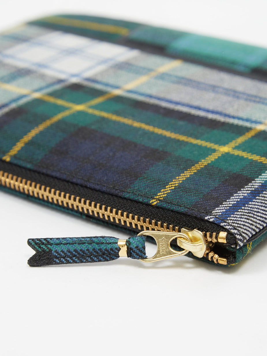 Comme des Garcons Wallets Comme des Garcons Wallets Tartan Patchwork W (SA5100TP) - Green - Green