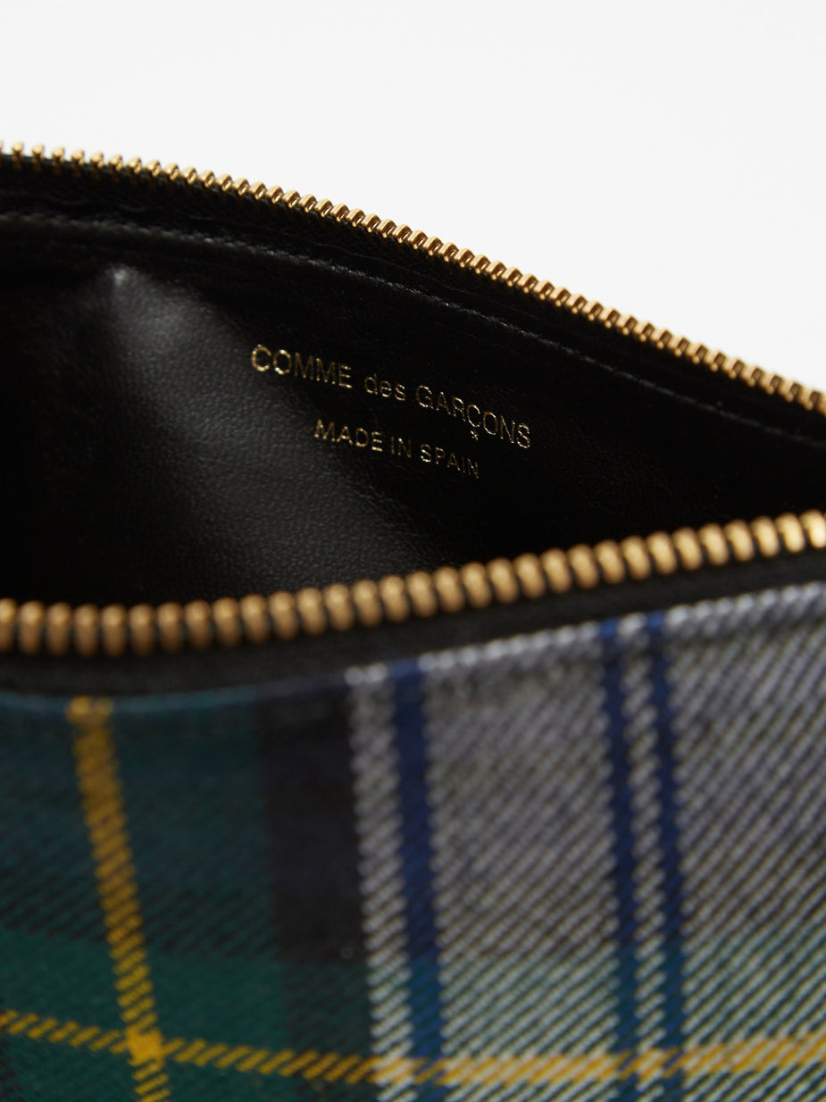Comme des Garcons Wallets Comme des Garcons Wallets Tartan Patchwork W (SA5100TP) - Green - Green