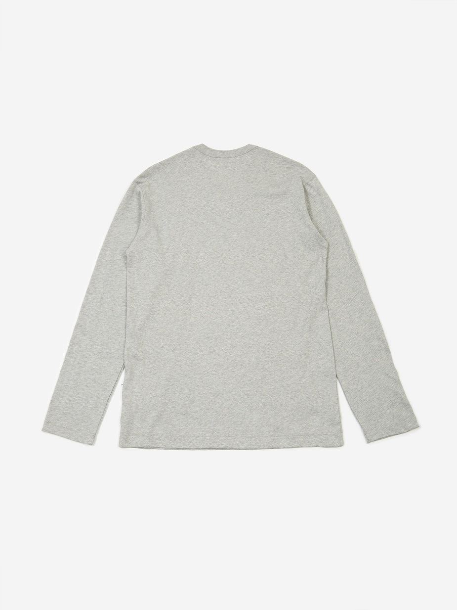 Comme Des Garçons Shirt Comme des Garçons Shirt Front Logo Longsleeve T-Shirt - Grey - Grey