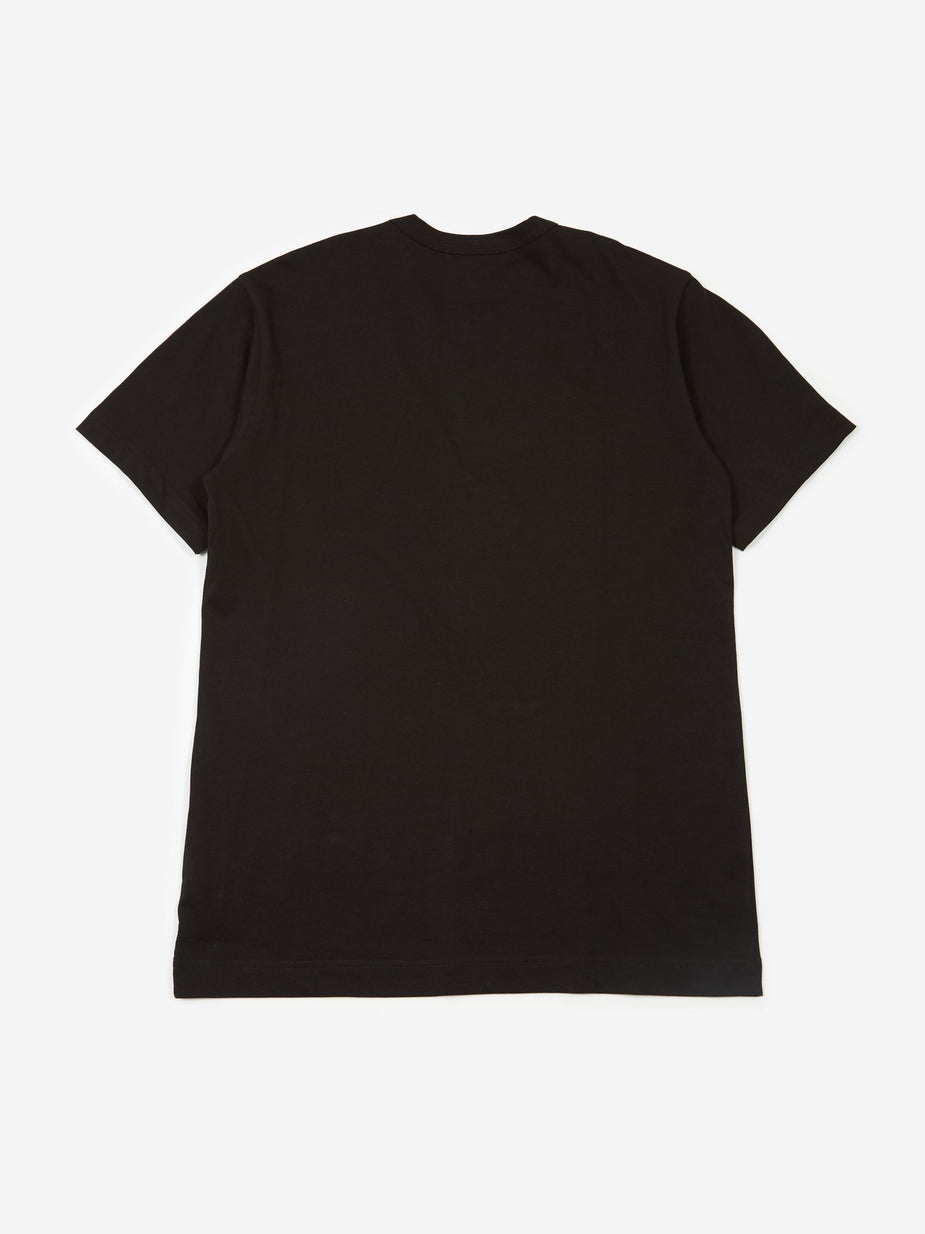 Comme Des Garçons Shirt Comme des Garçons Shirt Front Logo Shortsleeve T-Shirt - Black - Black