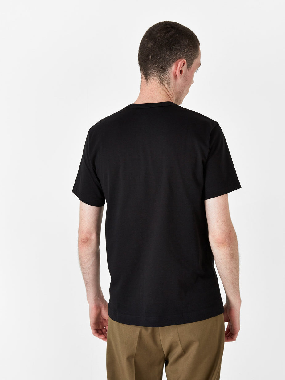 Comme Des Garçons Shirt Comme des Garçons Shirt Front Logo Shortsleeve T-Shirt - Black - Black