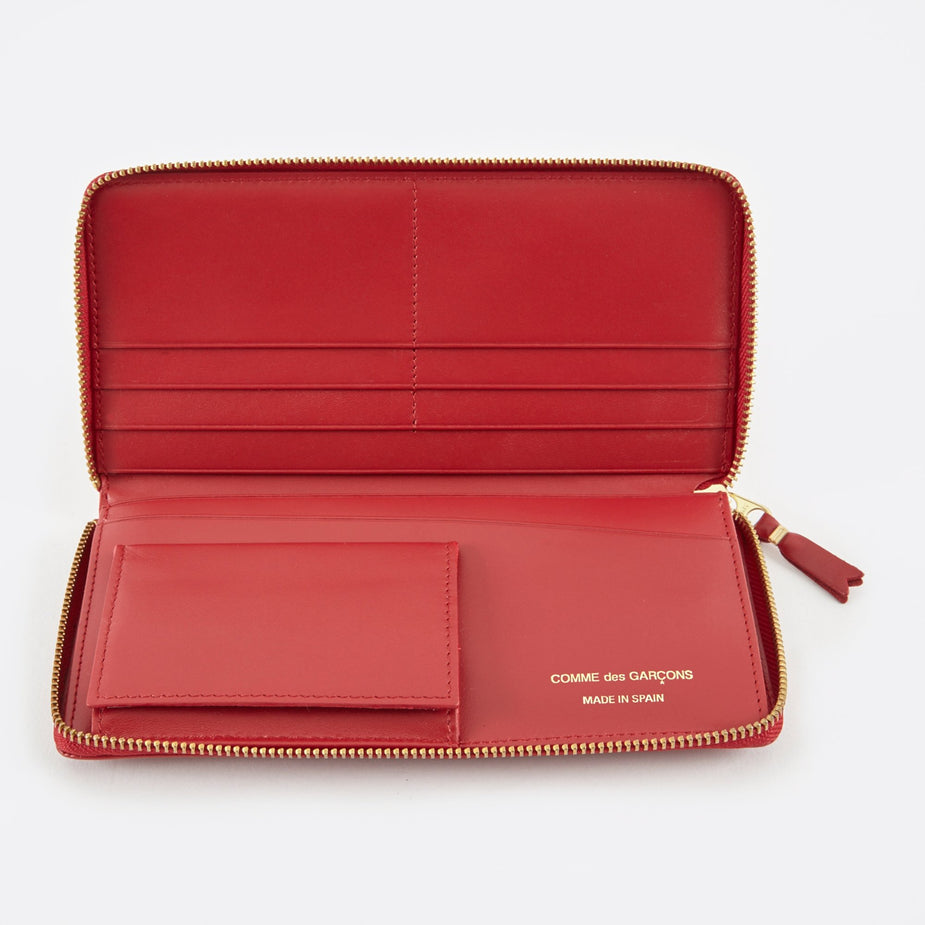 Comme des Garcons Wallets Comme Des Garcons Wallets Classic Leather L  (SA0110) - Red - Red