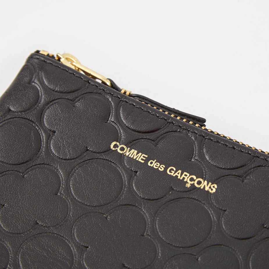 Comme des Garcons Wallets Comme des Garcons Wallets Embossed (SA810EB) - Black - Black