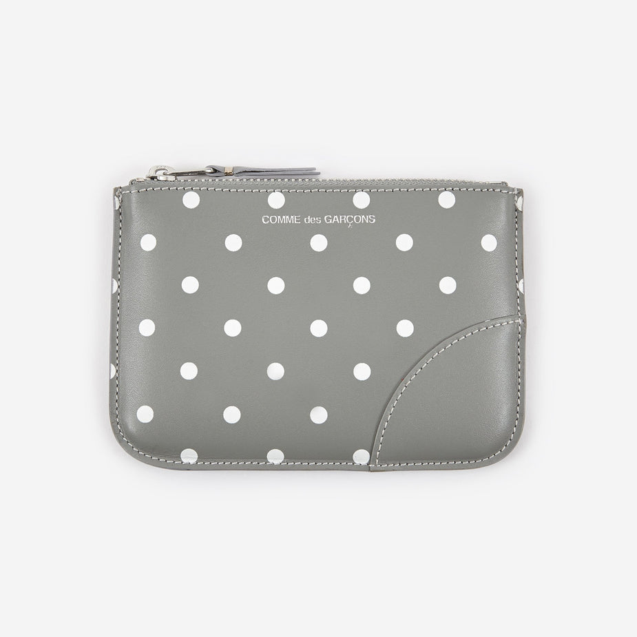 Comme des Garcons Wallets Comme Des Garcons Wallets Polka Dot Print (SA8100PD) - Grey - Grey