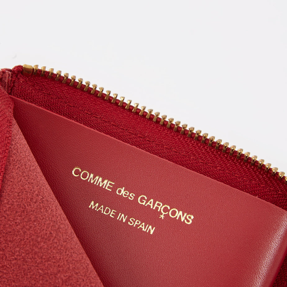 Comme des Garcons Wallets Comme Des Garcons Wallets Classic Leather Line S (SA3100) - Red - Red