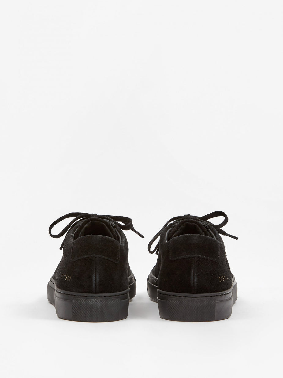Common Projects Common Projects Achilles Low Suede - Black/Black - Black