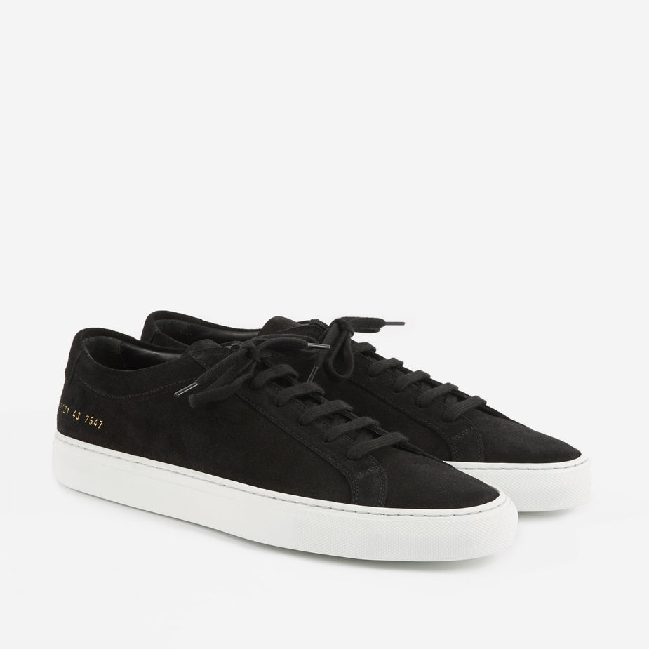 Common Projects Common Projects Achilles Low Suede - Black - Black