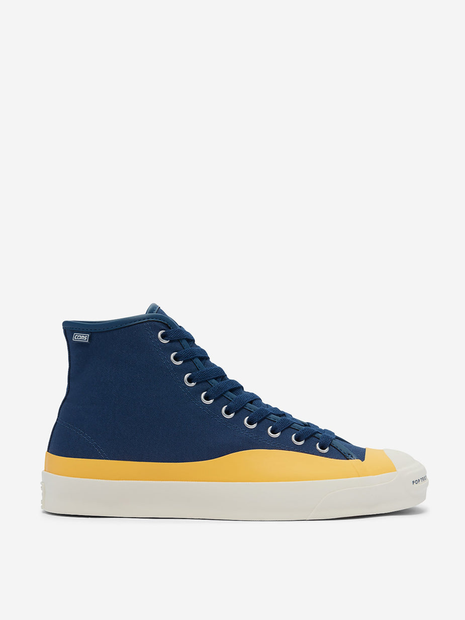 Converse Converse x Pop Trading Company JP Pro Hi - Navy/Yellow - Blue