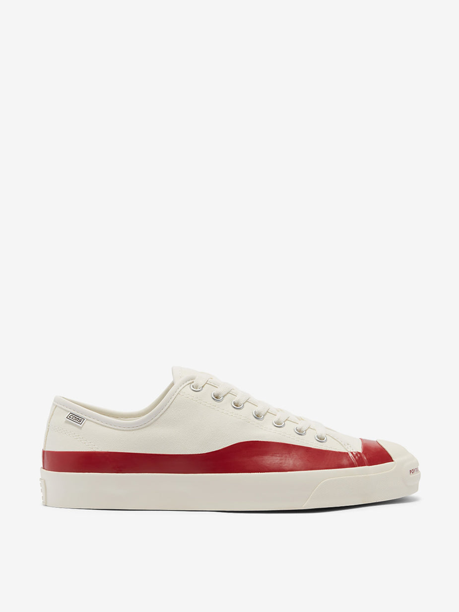 Converse Converse x Pop Trading Company JP Pro Ox - Egret/Red - White