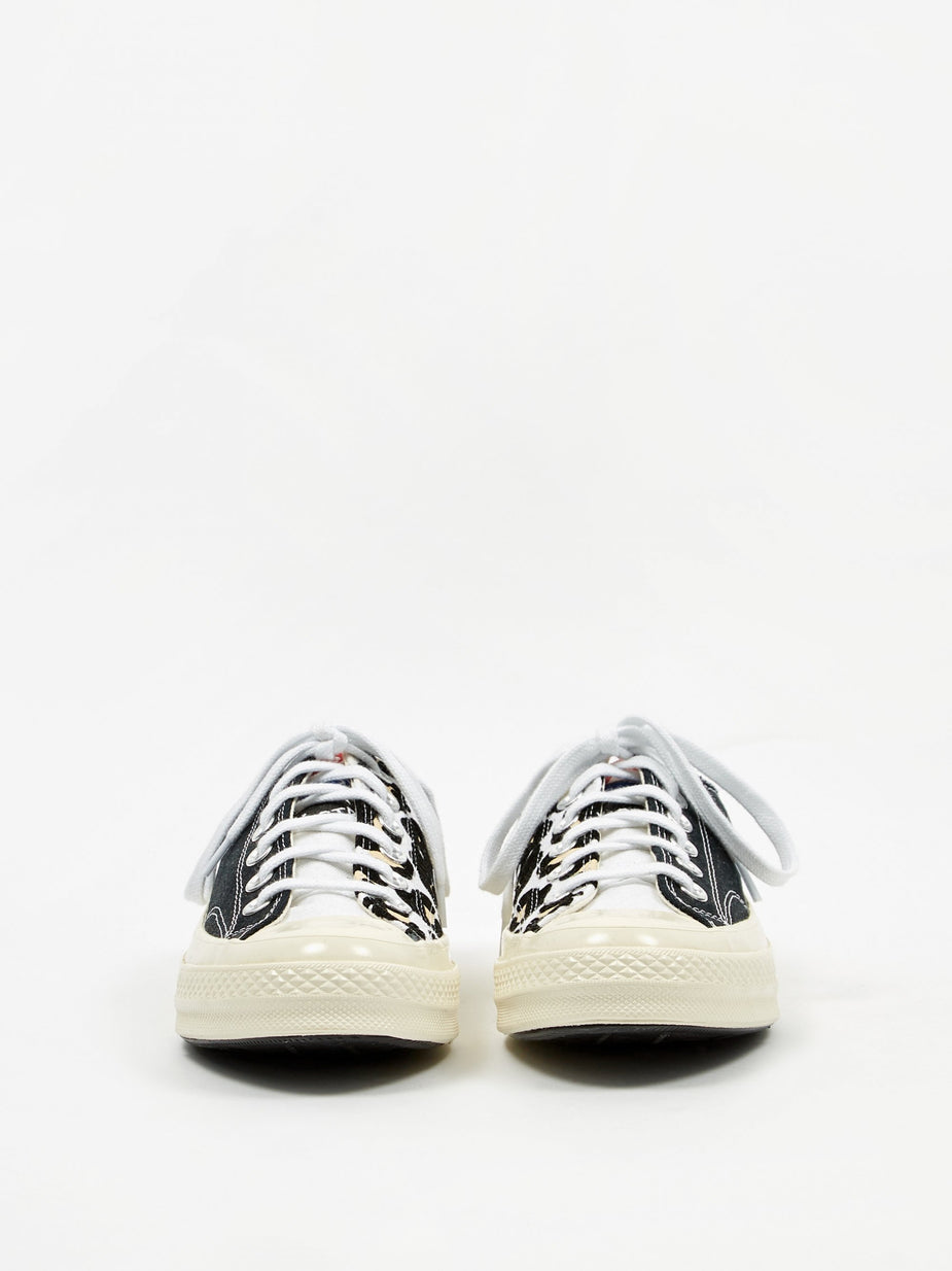 Converse Converse Chuck Taylor 70 Logo Play Ox - White/Black/Desert Ore - Black