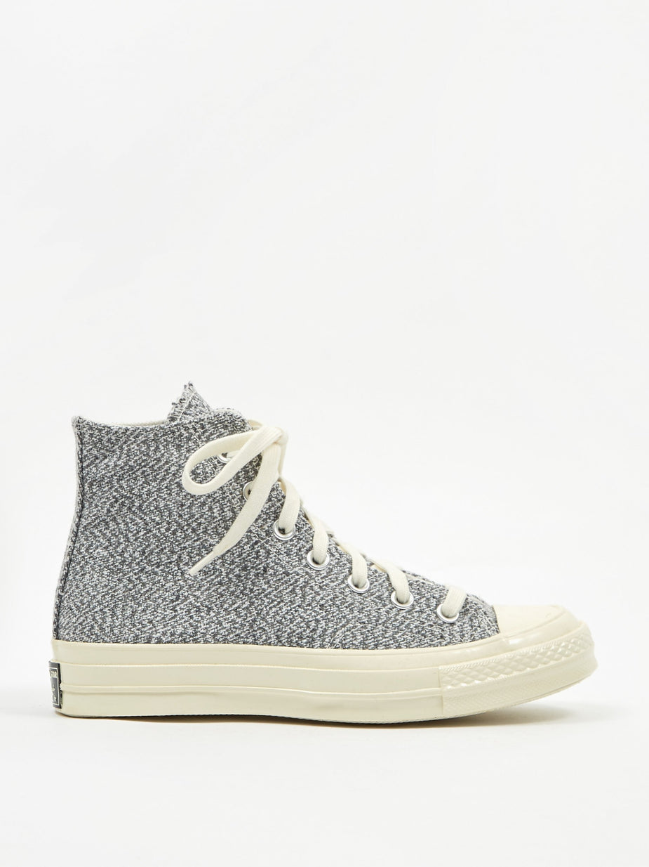Converse Converse Chuck Taylor 70 Recycled Canvas Hi - Black/White/Egret - Black