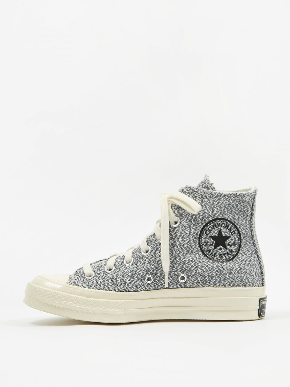 Converse Converse Chuck Taylor 70 Recycled Canvas Hi - Black/White/Egret - Black