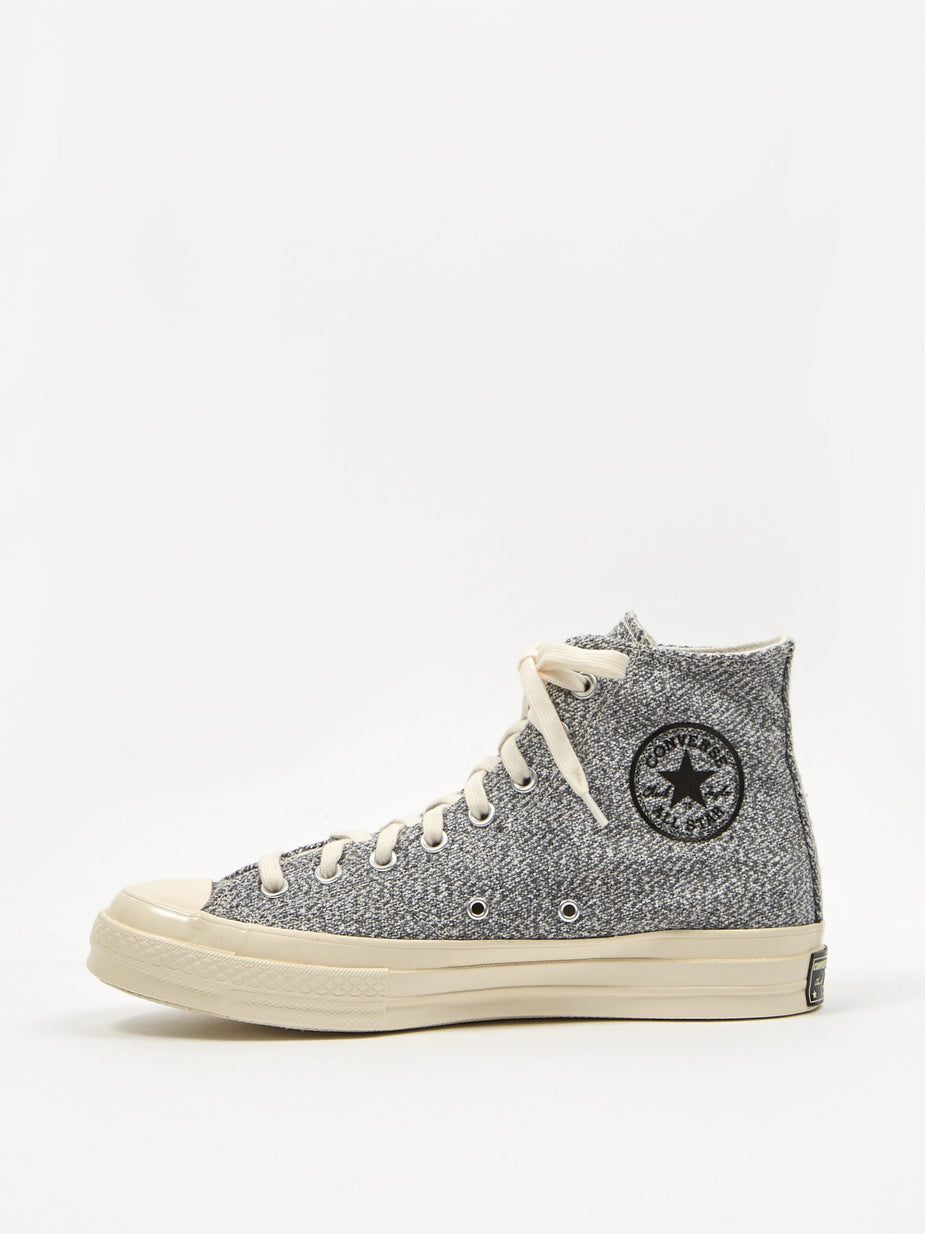 Converse Converse Chuck Taylor All Star 70 Recycled Canvas Hi - Black/White/Egret - Black