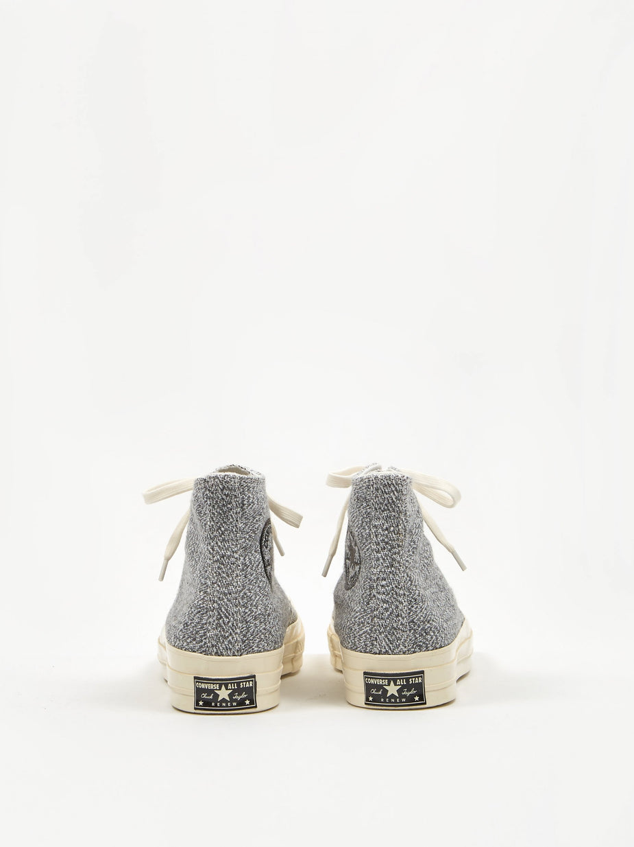 Converse Converse Chuck Taylor All Star 70 Recycled Canvas Hi - Black/White/Egret - Black