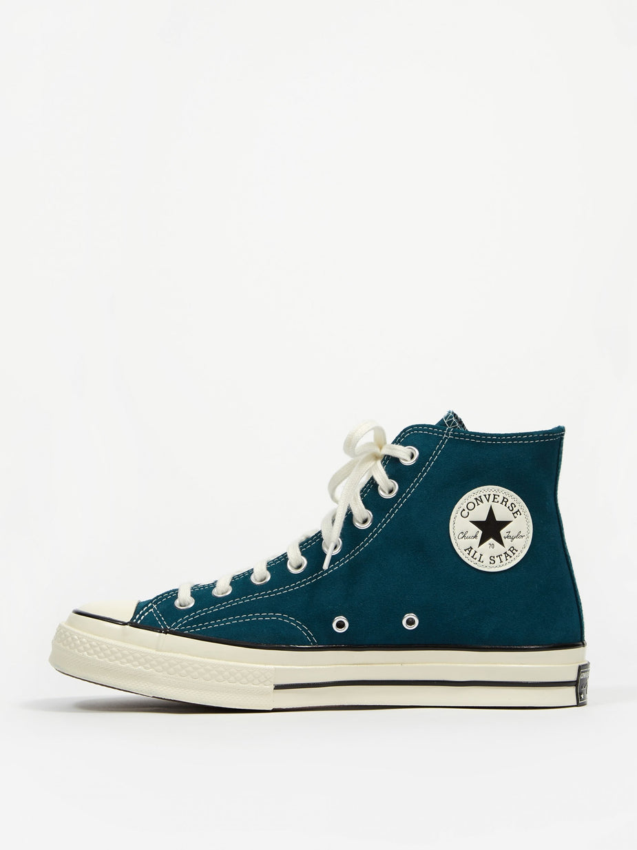 Converse Converse Chuck Taylor All Star 70 Hi Suede - Midnight Turquoise - Purple