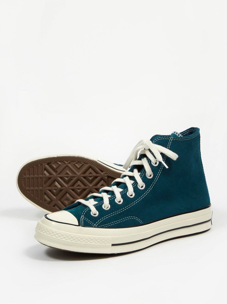 Converse Converse Chuck Taylor All Star 70 Hi Suede - Midnight Turquoise - Purple