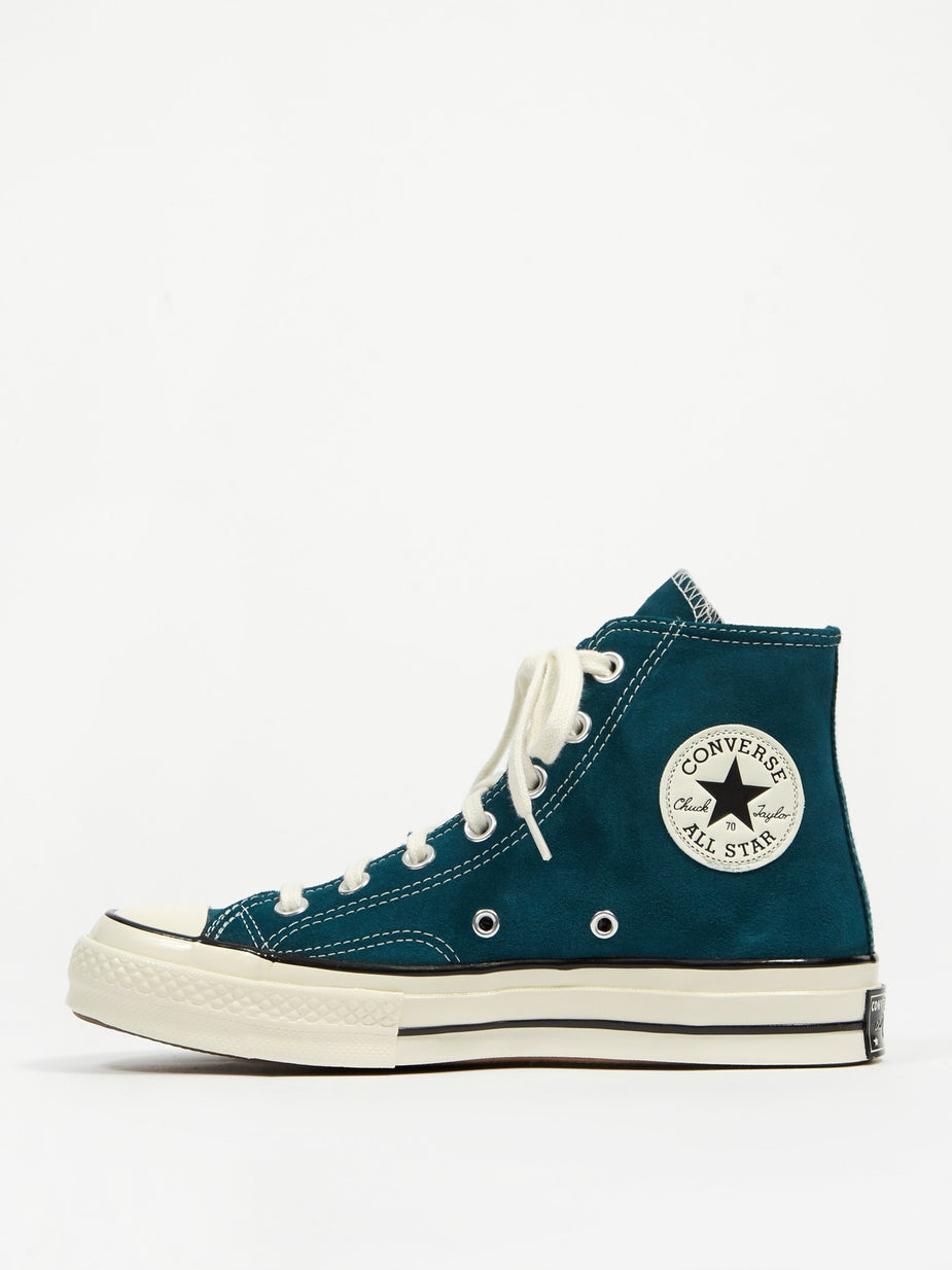 Converse Converse Chuck Taylor All Star 70 Hi Suede - Midnight Turquoise - Purple