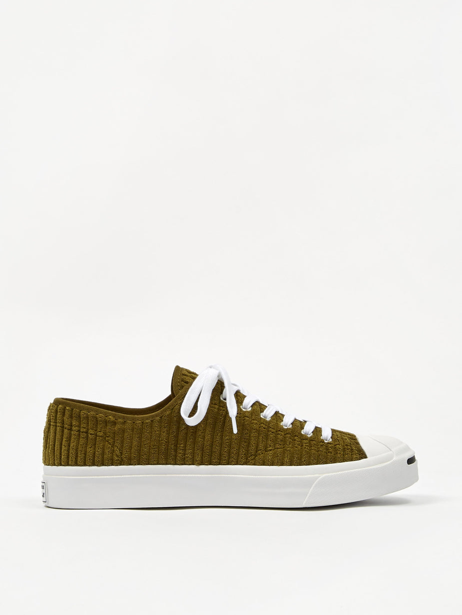 Converse Converse Jack Purcell Wide Wale Cord Ox - Olive/White/Black - Black