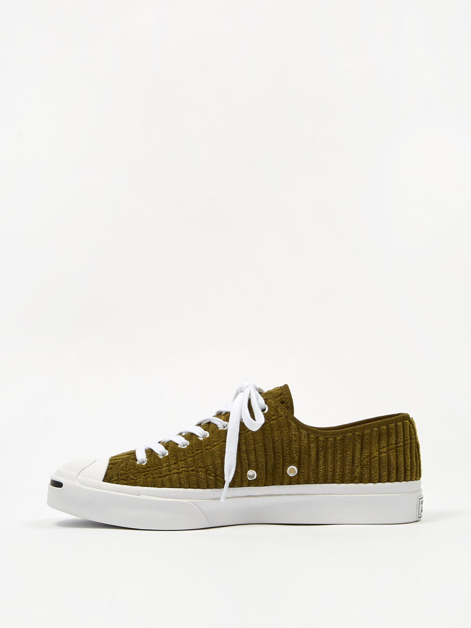 Converse Converse Jack Purcell Wide Wale Cord Ox - Olive/White/Black - Black