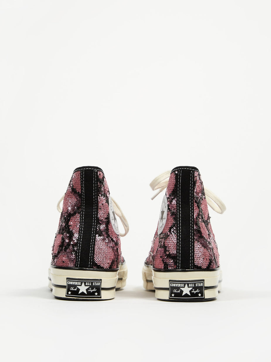Converse Converse Snake Sequin Chuck 70 Hi - Light Orchid/Egret/Black - Black