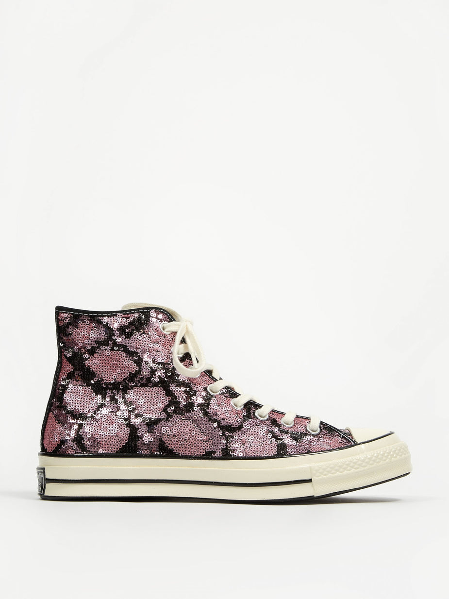 Converse Converse Snake Sequin Chuck 70 Hi - Light Orchid/Egret/Black - Black