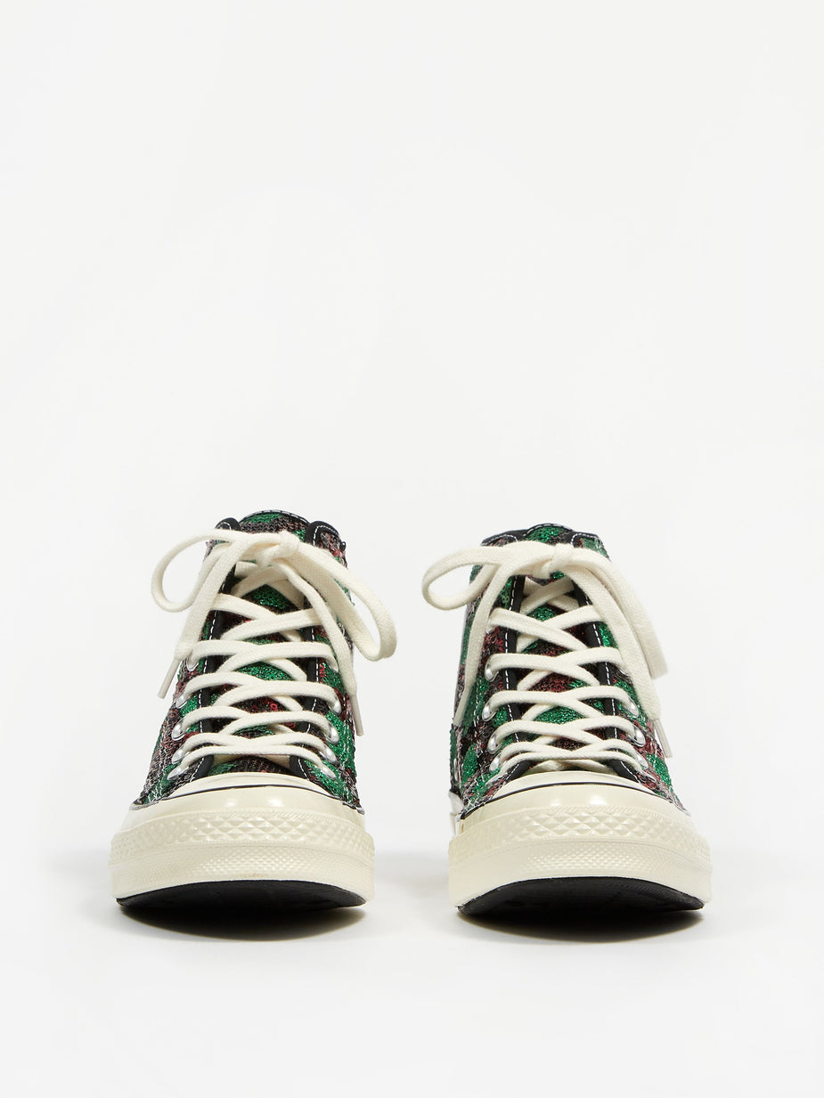 Converse Converse Snake Sequin Chuck 70 Hi - Red/Green/Egret - Red