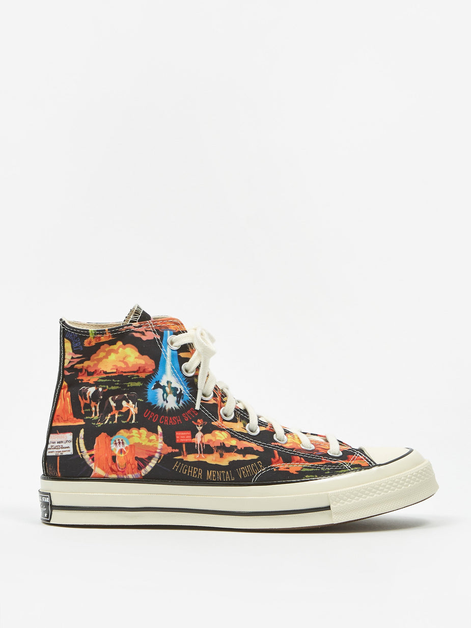 Converse Converse Twisted Resort Chuck Taylor All Star 70 Hi - Black/Multi/Egret - Multi