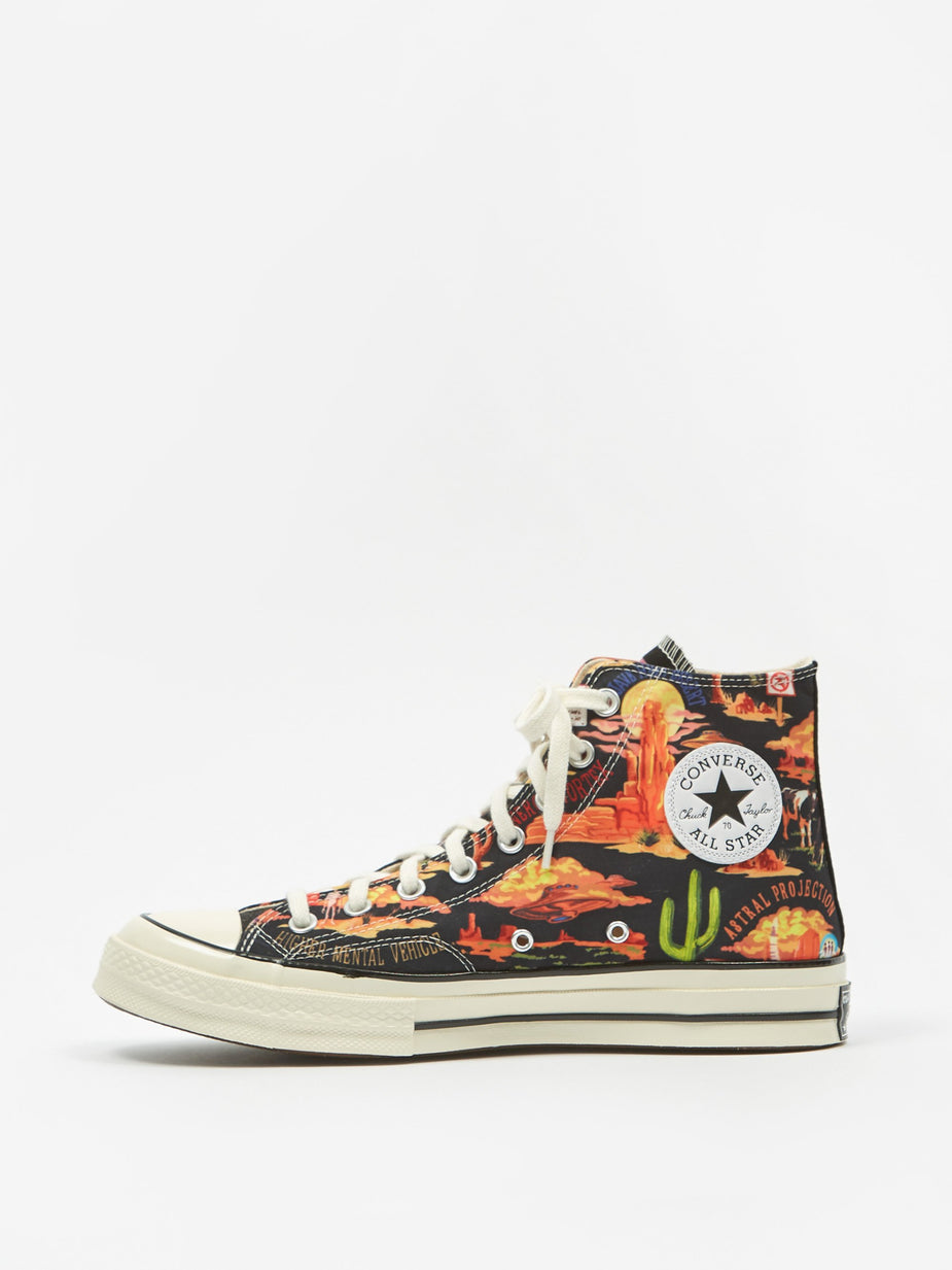 Converse Converse Twisted Resort Chuck Taylor All Star 70 Hi - Black/Multi/Egret - Multi