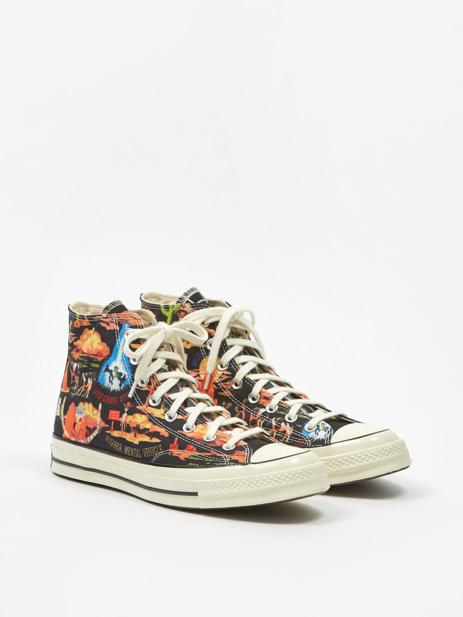 Converse Converse Twisted Resort Chuck Taylor All Star 70 Hi - Black/Multi/Egret - Multi